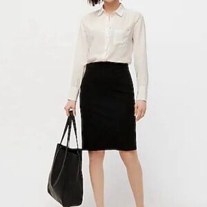 NWT JCrew No. 2 Pencil Skirt in bi-stretch cotton size 2